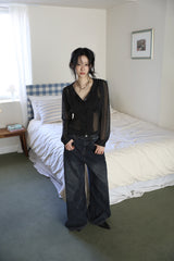Ley line wide denim