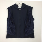 Layered Dot Hoodie Vest (2color)