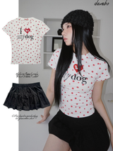 My Love Puppy Lovely Short Sleeve T-shirt