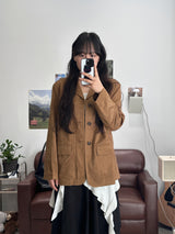 SUEDE BASIC JACKET