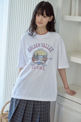 26SS★ Valley Garden White Short Sleeve Tee