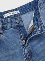 Tapered Round Denim Pants Indigo