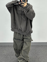 elbow patch hoodie