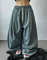 Cudi Parachute Balloon Fit Pants 4color