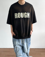 フォルディングプリントショートスリーブTシャツ