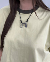 Peron Ringer short-sleeve T-shirt