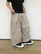 Mier Linen Cut-out Wide Pants 4C