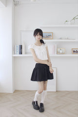 Belt Set] ハーフフレアミニスカート