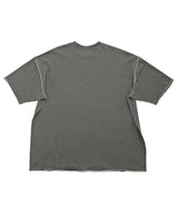 ビンテージ P. ダイイングカットアウト 1/2 ボックスT (Khaki)