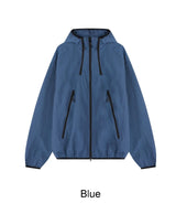 Tail multi-zipper windbreaker