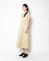 BACKLESS LONG ONE-PIECE (BEIGE)