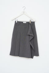 (W) Rag Pleats Skirt (2color)