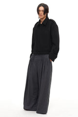 Relaxed Epaulet Wool Jacket