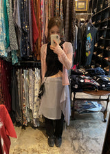 LAYER SHIRRING SET TOP