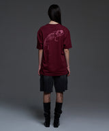 [NF] LIZARD BORN OVER TEE (BURGANDY)_F24QB290