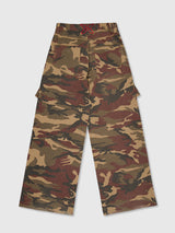 Ghost In The Shell Logo Denim Cargo Pants (Camo)