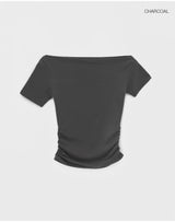 [MADE] Gisello Uncovered Shirring Tee