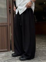 Field balloon two-tuck slacks
