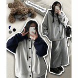 Chel Raglan and Colored Hooded Jumper