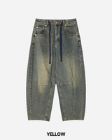 Simon Curved Denim Pants