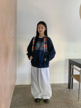 Giddels Brushed Embroidered Over Sweatshirt
