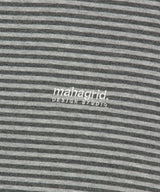 ベーシックロゴストライプリンガーTシャツ