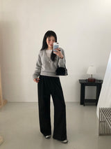 [MADE] ENTOL VELOUR WIDE PANTS