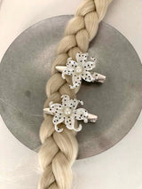 Mini star dot flower hair-pin(1pcs)