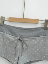 Bear dot banding casual short pants