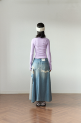 smile turtleneck lavender