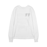 FF LETTERING LONG SLEEVE (WHITE) F25ZB022