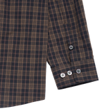 25SS EMBO LOGO OVERSIZE CHECK SHIRTS BLACK