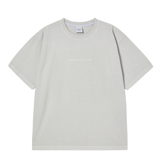 25SS シンプルロゴピグメントショートスリーブTシャツ ライトグレー