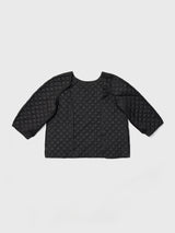 Curvy Line Mac Coat Black