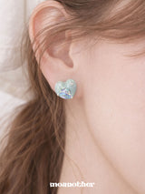 [Hearts2Hearts jiwoo Pick!] (Silver Post) Mint Summer Earring