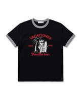 Essential Standard Short-Sleeve Ringer T-Shirt Travel Bear Black