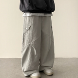 ノアダイアゴナルインシジョンカーゴヘムストリングワイドパンツ