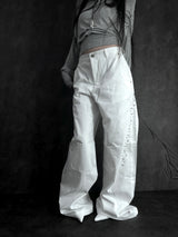 shine studded cotton pants (2color)