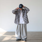 ドークチェックシャツ