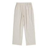25SS STRIPE SET-UP LOOSE FIT PANTS IVORY