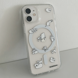 [MagSafe phone case] ディスターテッドキャット　フォンケース