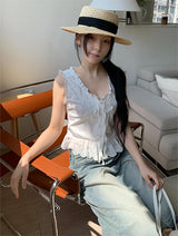 LACE PUNCHING BLOUSE (2C)