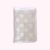 [A6] Heart Lover's Club: 6-ring diary cover - white