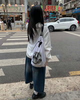 メガバミューダデニムパンツ