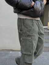 Pigment back banding work pants
