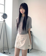 PIGMENT CROP HALF T-SHIRT [5color]