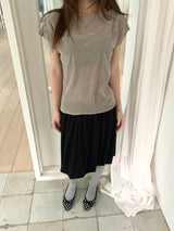 Velvet Cowl Neck Top