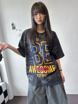 レニウム ミリタリー カモ レター パッチ ショートスリーブ Tシャツ 2カラー