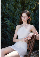 Luna Knit Swimdress Ivory