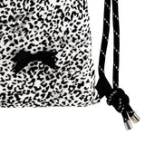 Ribbon Gym Sack [White Leopard]